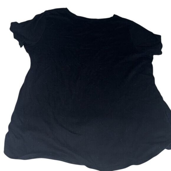 Old Navy Everywear Womens Graphic Tee "My Coffee Needs Coffee" Black XL - Picture 3 of 4